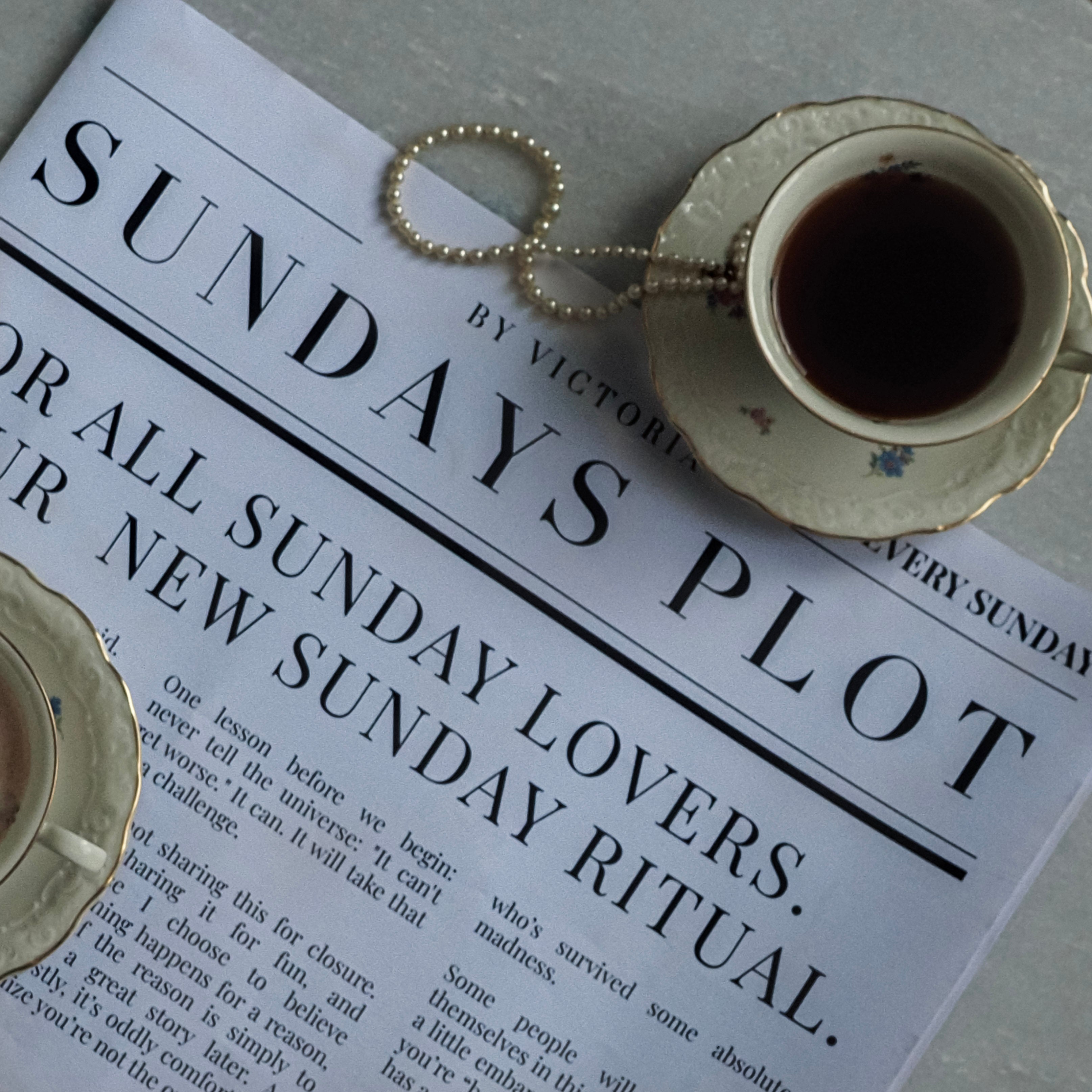 Introducing Sundays Plot - starting Sunday, August 30.