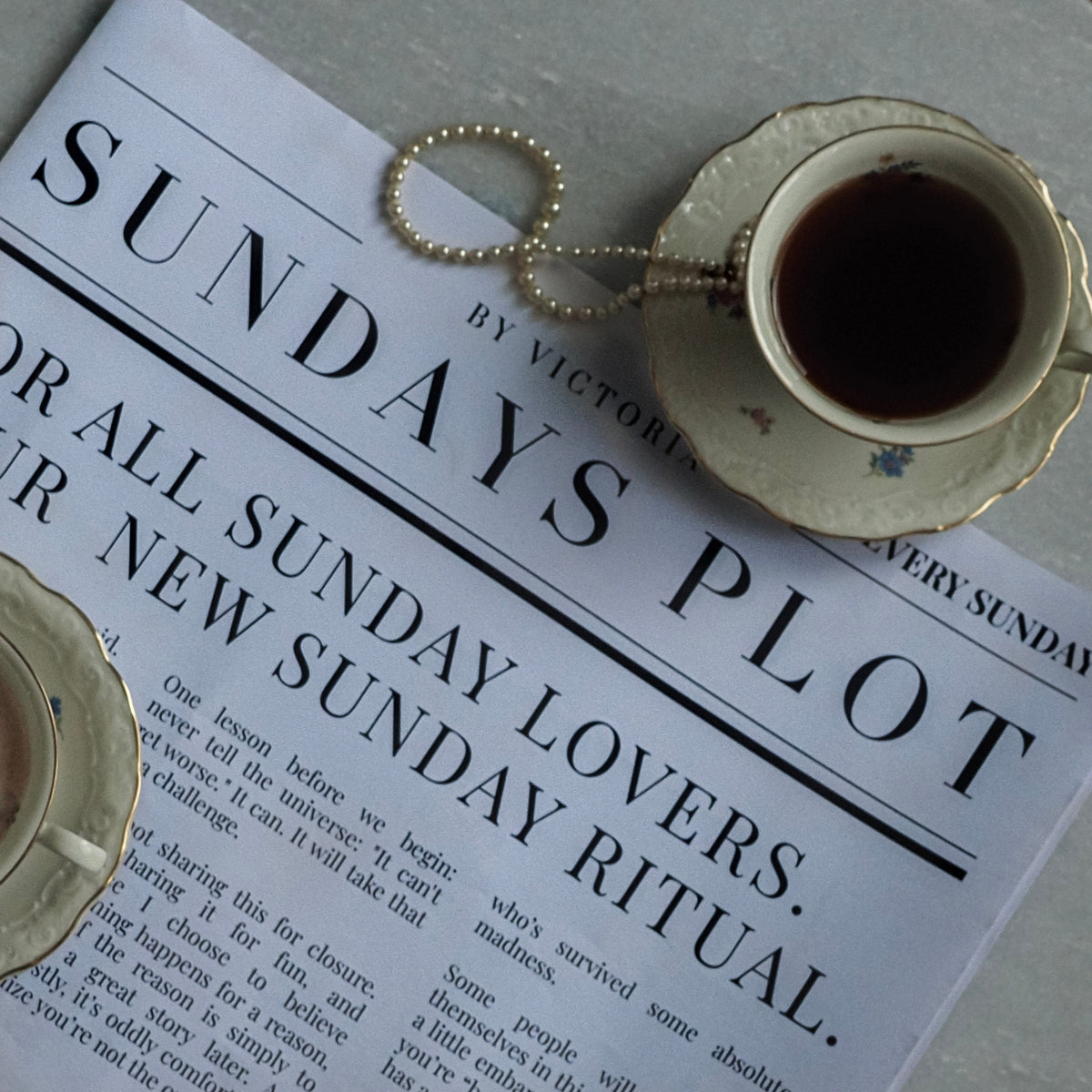 Introducing Sundays Plot - starting Sunday, August 30.